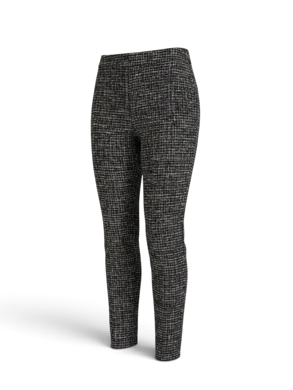 BNWT Caraclan Women’s High-Waisted Slim Black Tweed Pants